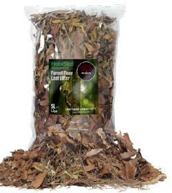 Habistat Leaf Litter Forest Floor 5 l – 100 % natürliches Laubstreu für Terrarien