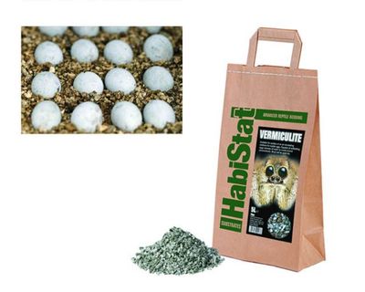 HabiStat Vermiculite Substrate 5 l – feuchtigkeitsspeicherndes Inkubationsmedium für Terrarien