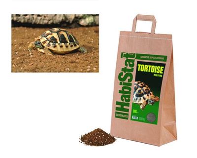 Habistat Schildkröten Einstreu für Terrarium 10 l – natürliche Mischung aus Lehm und Sand