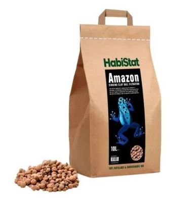 Habistat Tonkugeln 10 l – sinkendes Filter-Substrat für bioaktive Terrarien