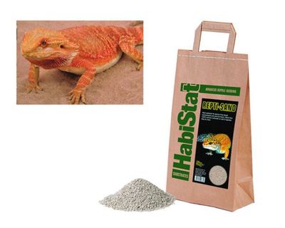 Habistat Reptilien Sand 25 kg – natürlicher Kalksteinsand für Wüstenterrarien