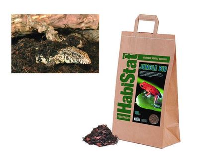 Habistat Jungle Bio Substrat 10 l – natürliches Pflanzensubstrat für Terrarien
