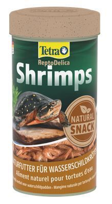 ReptoDelica Shrimps 1 l – leckerer Leckerbissen für Wasserschildkröten