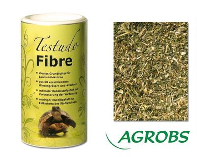 Agrobs TESTUDO Fibre 250 g – Rohfaserreiches Strukturfutter für Landschildkröten