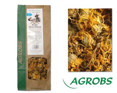 Agrobs Ringelblumenblüten 100 g – Gesundes Zusatzfutter für Nager und Landschildkröten