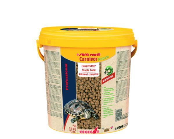 sera reptil Professional Carnivor 10 l – Ergänzungsfutter für fleischfressende Reptilien
