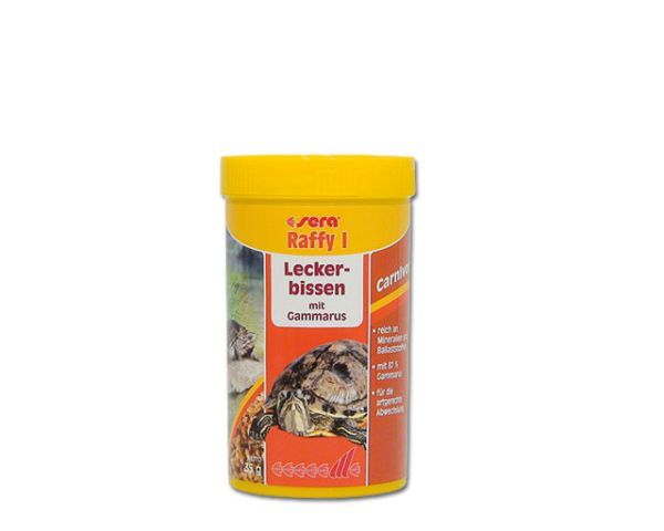 sera raffy I 250 ml – Gammarus-Mix für fleischfressende Reptilien und Amphibien