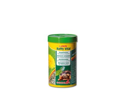 sera raffy Vital nature 250 ml – Hauptfutter für Landschildkröten und herbivore Reptilien