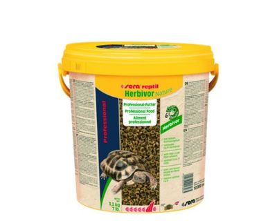 sera reptil Professional Herbivor 10 l (3,2 kg) – Ergänzungsfutter für pflanzenfressende Reptilien