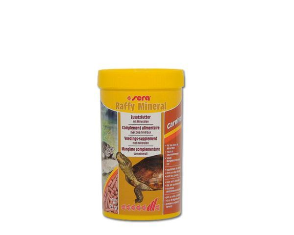 sera raffy Mineral 250 ml – Ergänzungsfutter für fleischfressende Reptilien