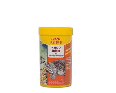 sera raffy P nature 250 ml – Hauptfutter für fleischfressende Wasserschildkröten