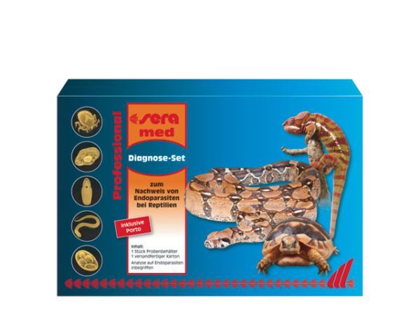 sera med Professional Diagnose-Set – Kotanalyse zum Nachweis von Endoparasiten bei Reptilien