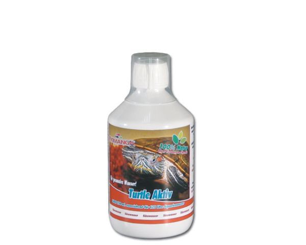 TURTLE AKTIV 500 ml – Biologische Wasserpflege für Wasserschildkröten und Amphibien