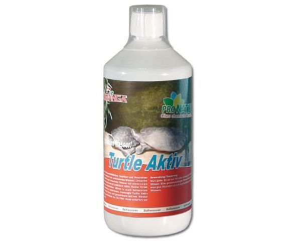 TURTLE AKTIV 2500 ml – Biologische Wasserpflege für Wasserschildkröten und Amphibien