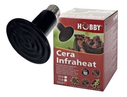 HOBBY Cera Infraheat 100 W – Keramischer Infrarotstrahler für Terrarien