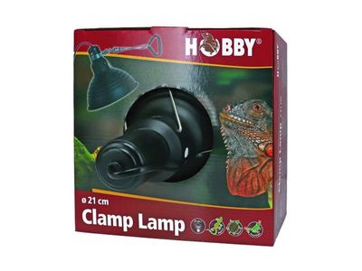Clamp Lamp Hobby 21 cm – Klemmlampe mit Aluminiumschirm und E27 Keramikfassung