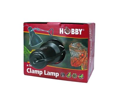 Clamp Lamp Hobby 14 cm – Hitzebeständige Keramikfassung mit E27 Gewinde und Aluminiumreflektor