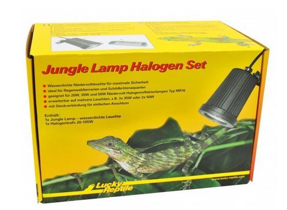 Lucky Reptile Jungle Lamp Set – Wasserdichte Niedervolt-Terrariumleuchte mit Trafo