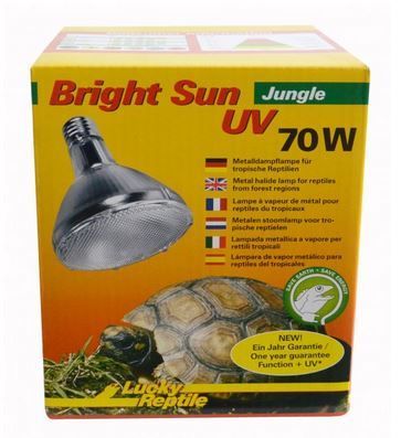 Lucky Reptile Bright Sun UV Jungle 70 W – UV-Speziallampe für tropische Reptilien