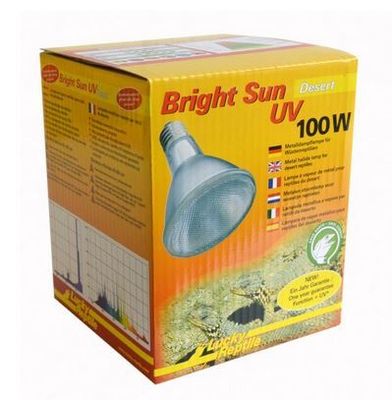 Bright Sun Desert 100 W Metalldampflampe E27 – Speziell für Wüstenreptilien