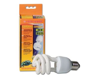 sera reptil rainforest compact 20 W – Regenwaldterrarien-Beleuchtung mit 5 % UV-B