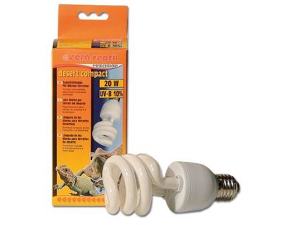 sera reptil desert compact 20 W – Wüstenterrarien-Beleuchtung mit 10 % UV-B