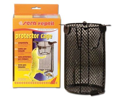 sera reptil protector cage – Schutzkäfig Ø 12 cm, Höhe 22 cm für Leuchtmittel und Heizstrahler