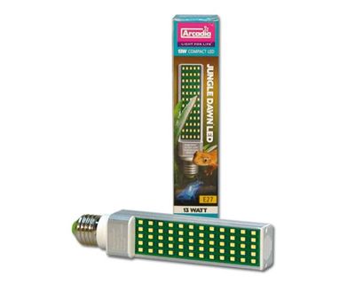 Arcadia Jungle Dawn LED 13 W – Pflanzenbeleuchtung 6,5–7 K, drehbar um 300°, energieeffizient