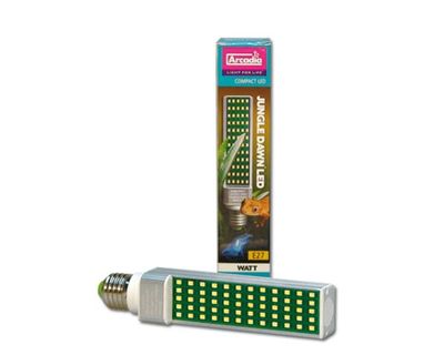 Arcadia Jungle Dawn LED 9 W – effiziente Pflanzenbeleuchtung 6,5–7 K, drehbar um 300°