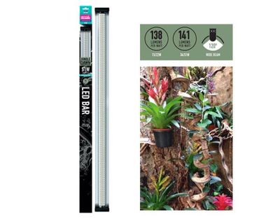 Jungle Dawn LED Bar 51 W / 870 mm – Hochleistungs-LED mit 6200K, effizienter Kühlkörper und Schutzfunktionen