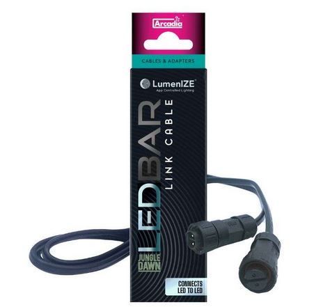 Arcadia LumenIZE Link Kabel LED zu LED – 1,2 m, IP65 wasserdicht, verbindet bis zu 10 Geräte