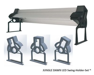 JUNGLE DAWN LED Swing-Holder – Winkelverstellbare Halterung für Jungle Dawn LED Leuchtbalken