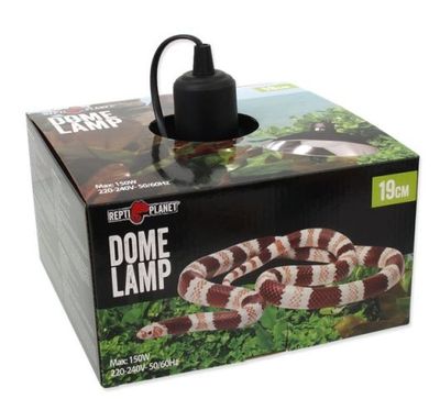 Repti-Planet &quot;BLACK&quot; Clamp Lamp 100 W – Komplettset mit 7 % UV-B ShadeDweller™ MiniT5 Lampe