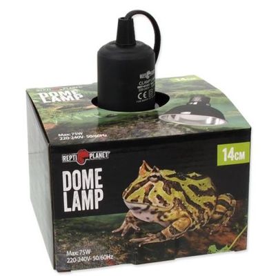 Repti-Planet &quot;BLACK&quot; Clamp Lamp 75 W – Komplettset mit 7 % UV-B ShadeDweller™ MiniT5 Lampe