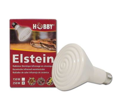 Elstein Strahler IOT 75, 250 W – Keramischer Infrarot Dunkelstrahler für Reptilien