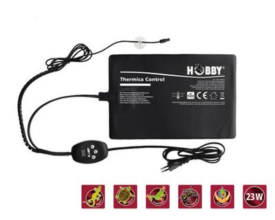 Thermica Control 23 W – Digitale Heizmatte mit Temperaturregler für Terrarien, IP67