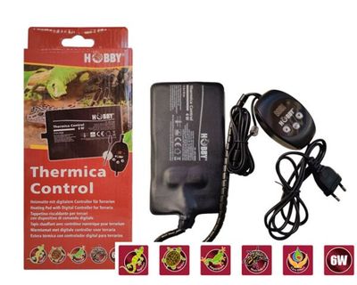 Thermica Control 6 W – Digitale Heizmatte mit Temperaturregler für Terrarien