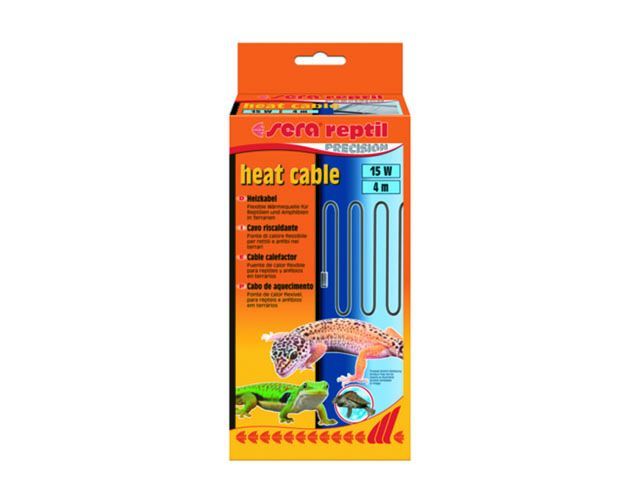 sera reptil heat cable 4 m / 15 W – Flexibles Heizkabel für Terrarien, spritzwasserresistent
