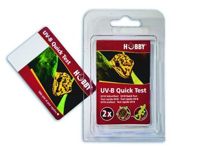 UV-B Quick Test HOBBY – Wiederverwendbarer UV-B Schnelltest für Leuchtstofflampen und Kompaktleuchten