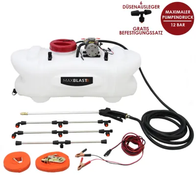 ATV Quad Sprüher 100L – Leistungsstarkes 12V Dünger-Sprühgerät mit 12 Bar Pumpendruck