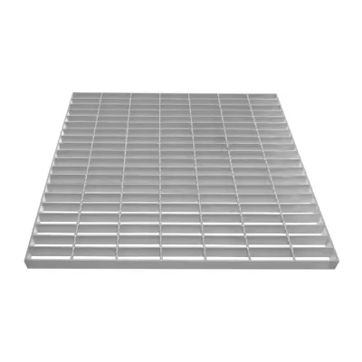 Verzinkter Stahlgitterrost 70x70 cm, 4 mm stark, 490 kg Tragfähigkeit