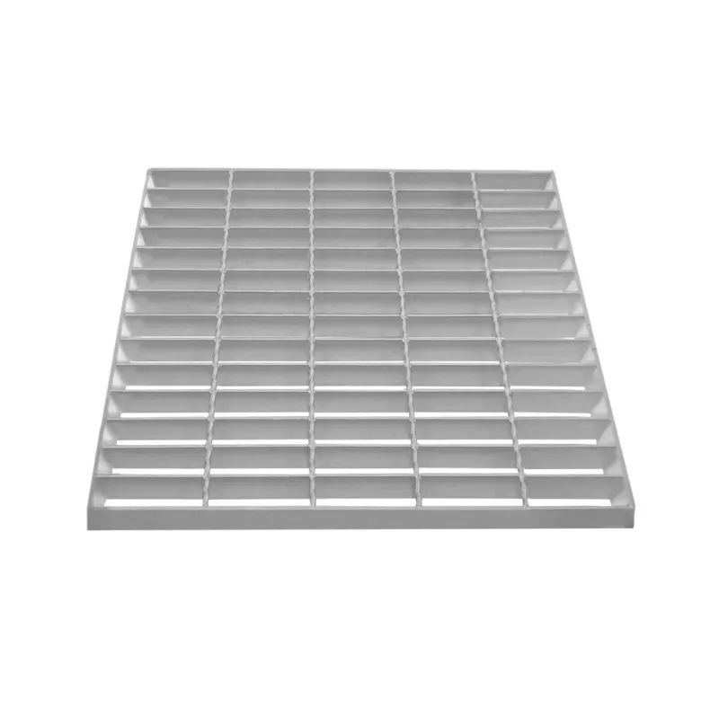 Verzinkter Stahlgitterrost 50x50 cm, 4 mm stark, 250 kg Tragfähigkeit