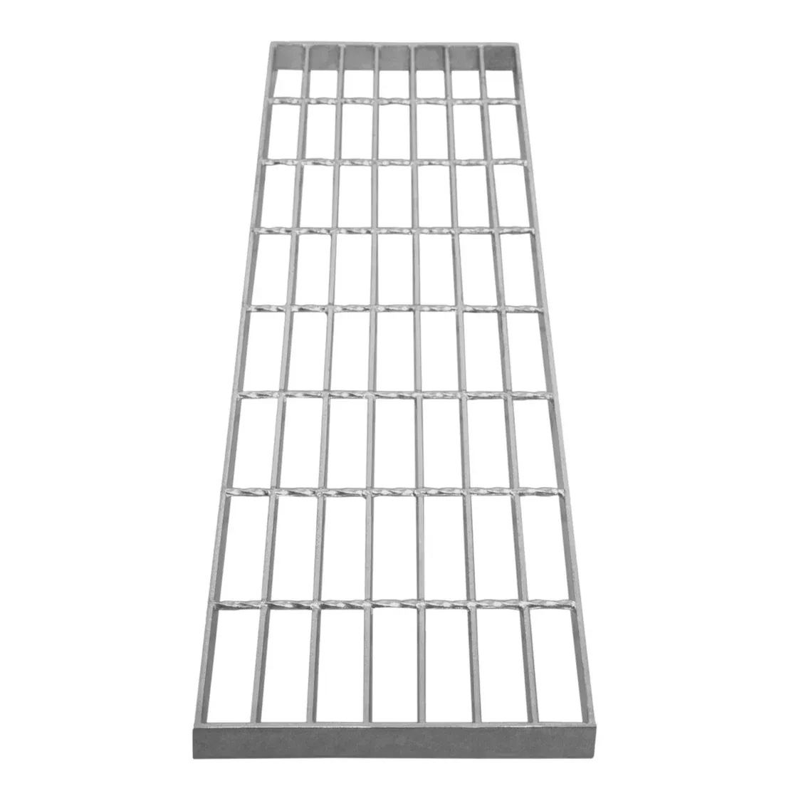 Verzinkter Stahlgitterrost 80x24 cm, 4 mm stark, 192 kg Tragfähigkeit