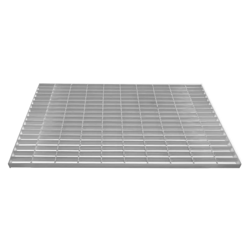 Verzinkter Stahlgitterrost 100x60 cm, 4 mm stark, 600 kg Tragfähigkeit