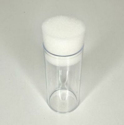 Drosophila Dose 68 ml mit Schaumstoffstopfen, rund, 8x3,5 cm