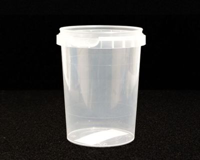 Zucht-Box 520 ml, 9 x 12 cm, Becher mit Sicherheitsverschluss ohne Deckel