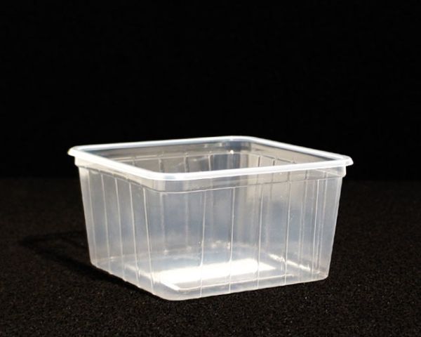 Zucht-Becher 11,5x11,5x6 cm klar, mit / ohne Deckel