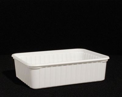 Zucht-Box 18x13x5 cm weiss, Becher mit / ohne Deckel