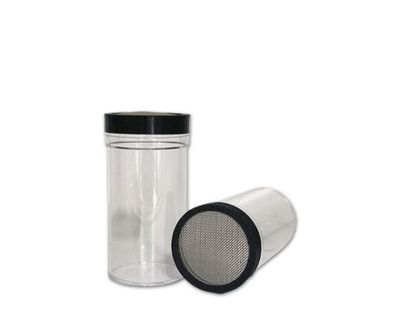 Drosophila Milbentrenner klein 175 ml mit feiner Gaze
