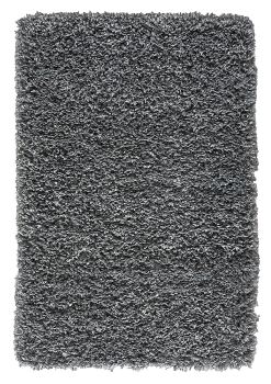 Teppich &quot;My Shaggy&quot; rechteckig grau, 90x60 cm, strapazierfähig und flauschig